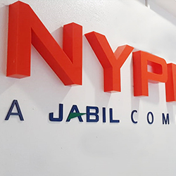 letrero nypro jabil